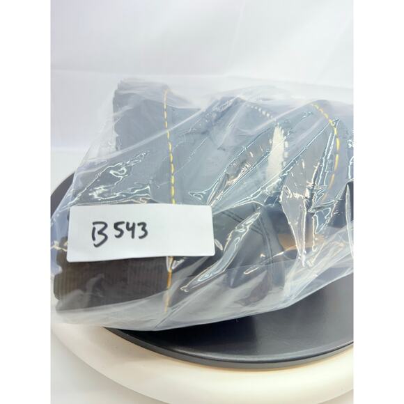 Dr. Martens Adrian Snaffle Quad Womens Size 6 Platform Loafers Black Cow Print - Picture 8 of 8